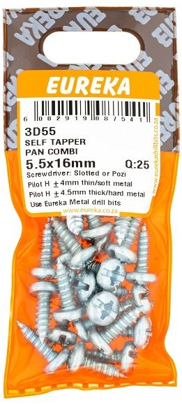 Specially threaded screws that are designed to cut threads as they are driven into untapped holes.