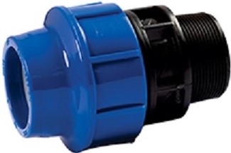 PP Compression fittings are widely used in water supply and irrigation. Fast & Reliable connection: Split ring opening has been optimized to make pipe insertion even easier. Turning of pipes can be prevented by inner threaded during installation. Specification: Pipe and fittings shall be manufactured from virgid PP (Polypropylene) compounds. Compression fittings are an excellent alternative to sweating two pipes together. Fields of Application: Piping networks for water supply of public works. Piping networks for water treatment systems. Working pressure: At 20°C - PN16 (Threaded fittings: PN100).