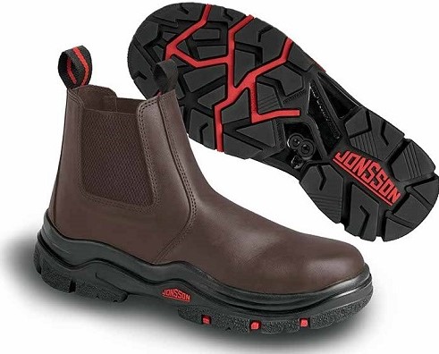 Clearance Sale! Limited stock available. Stylish leather cut from quality buffalo leather. Leather has been tanned for softer, more comfortable feel while maintaining hard-wearing characteristics. Elastic side gussets give additional support and comfort. Pull tab is incorporated into the body of the boot to ensure strength and durability. TPU sole for durability with oil and acid resistance as well as anti-slip and anti-static properties. Shank reinforcement for support and stability. Moulded 100% wool innersole for support and comfort.