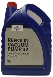 Renolin Vacuum Pump 32 is specially formulated from selected paraffinic base oils which have been carefully refined to give very high oxidation stability, and contain corrosion inhibitors and anti-oxidants. Applications: Vacuum pumps operating under various conditions.