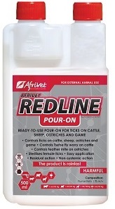 Controls ticks on cattle, sheep, ostriches and game. Controls tsetse fly worry on cattle. Controls ostrich feather mite. Sterilises female ticks. OXPECKER COMPATIBLE.