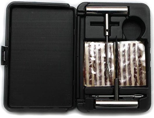 Tyre plug repair kit in case.