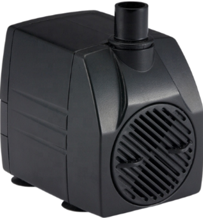 360L/h Pond and Fountain Pump If you're looking for a premium model pump that is designed to maintain your pond or fountain at one optimal desire; look no further than the 360 l/h Pond & Fountain Pump Extra adaptor fittings inside the box: 8mm & 12mm Litres per hour: 360L/h Maximum head height: 0.50m Cable length: 1.5m Plug: 3 core plug and cable Watts: 5w ECO DESIGN APPLICATIONS: Multi-purpose submersible pumps can be used in ponds & water features for water circulation, filtration, and fountain or as general utility pumps. S.A.B.S (NRCS) Certificates of compliance No-Fuss 3 Year Warranty 3 core cable and factory fitted 3 pin plug Eco friendly Efficient power consumption FEATURES: Long Life Impeller with spares readily available Continuous Duty Adjustable Flow Rate  to allow less water than the maximum to be pumped, should this be required. 3 Year Burn Out Warranty Salt & Fresh Water Koi & Pond Safe Suitable for both Indoor & Outdoor Use Eco-design motor set to run at maximum efficiency Thermal Overload Protection 3-year Warranty.