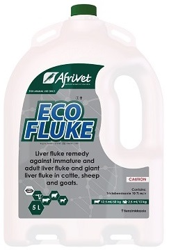 Liver fluke remedy against immature and adult liver fluke and giant liver fluke in cattle, sheep and goats.