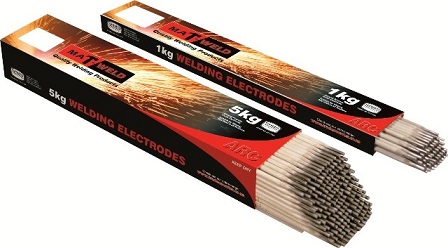 Suitable electrode for mild steel welding, fillet, tack and butt welding.