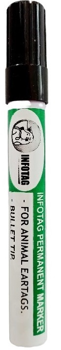 Permanent marking pen.