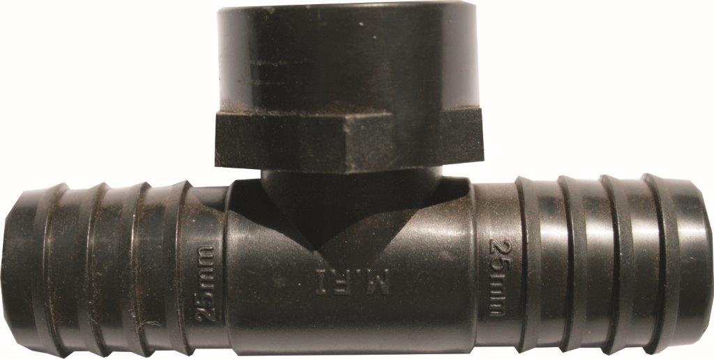 Nylon insert & threaded fittings.