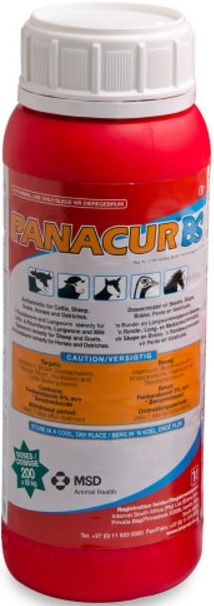 Anthelmintic for cattle, sheep, goats, horses and ostriches. A roundworm remedy for cattle, horses and ostriches. A roundworm, lungworm and milk tapeworm remedy for sheep and goats.