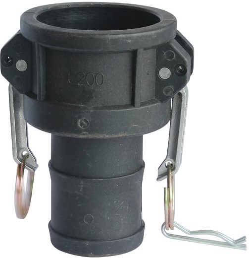 Poly prop camlock fittings.