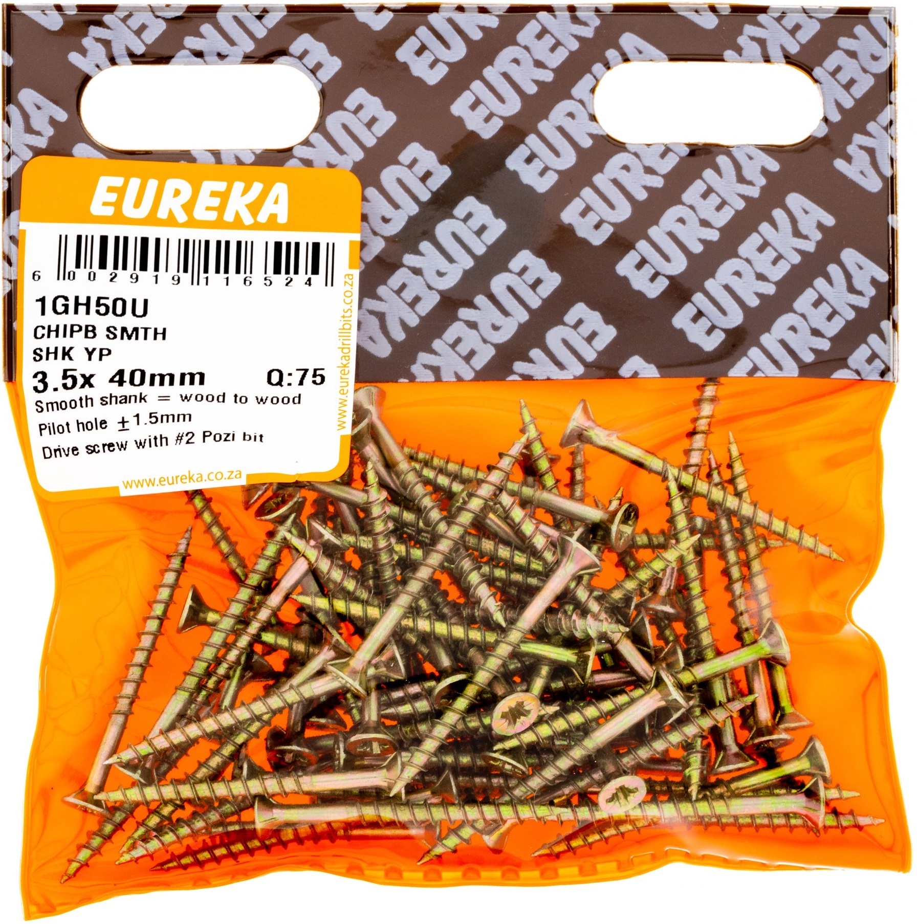 Perfect for doing general DIY work with chipboard and other softer types of woods. Require pilot holes, drilled 2mm smaller than the size of screw used. A Pozi screwdriver bit is required to drive the screws home.