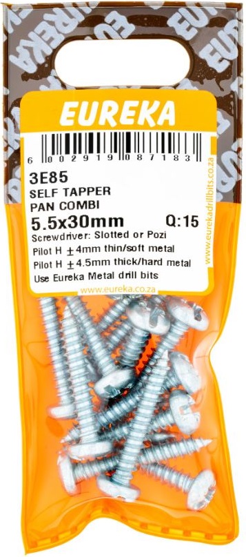 Specially threaded screws that are designed to cut threads as they are driven into untapped holes.