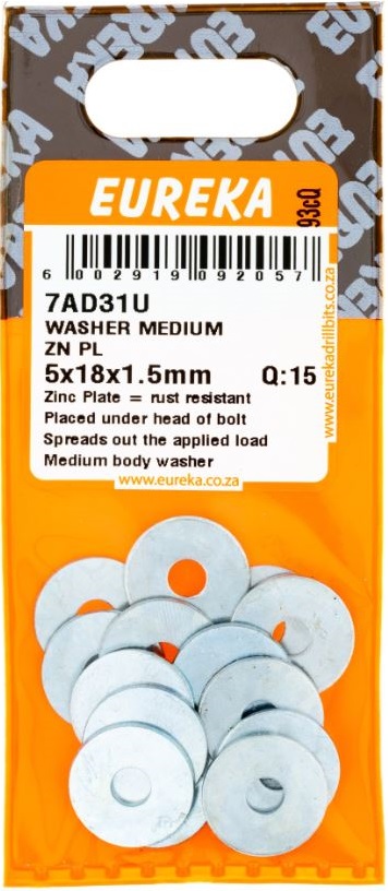 Used under the head of a bolt or nut to distribute the forces applied when tightening.