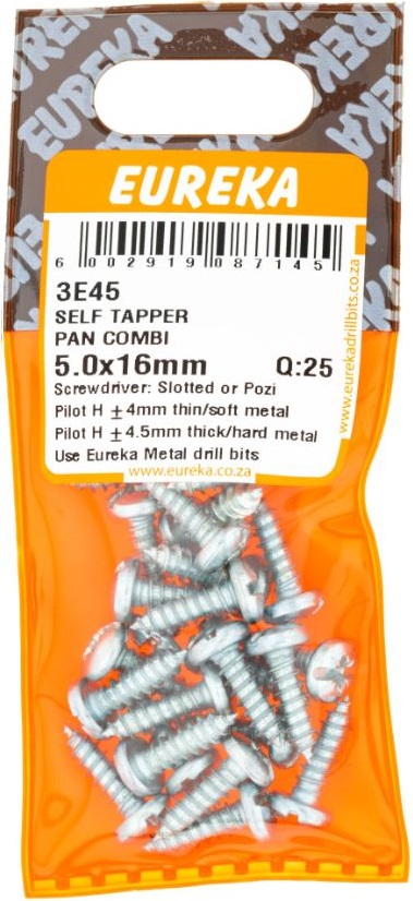Specially threaded screws that are designed to cut threads as they are driven into untapped holes.