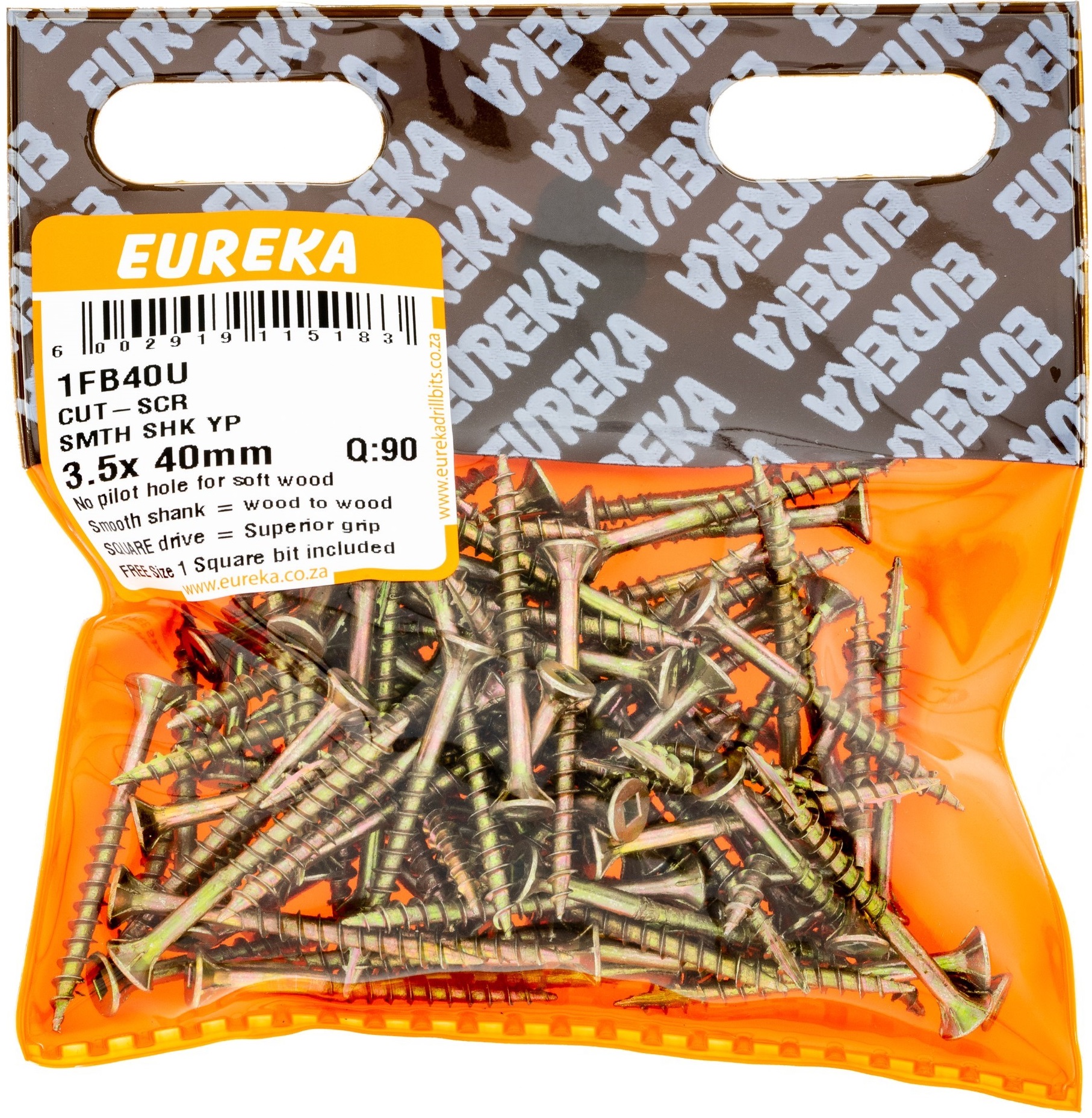 The Cut-Screw Smooth Shank is ideal for joining wood to wood (hard and soft).