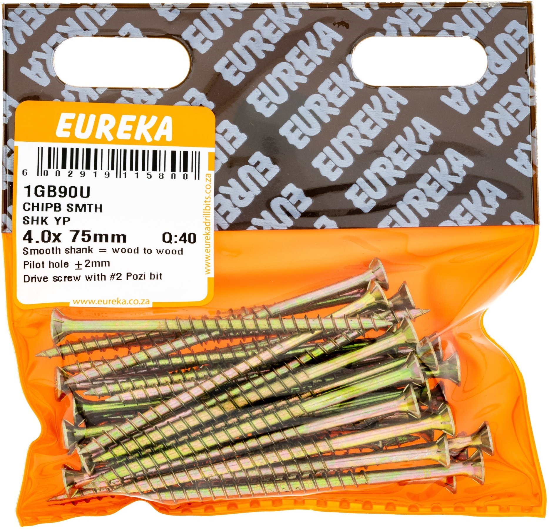 Perfect for doing general DIY work with chipboard and other softer types of woods. Require pilot holes, drilled 2mm smaller than the size of screw used. A Pozi screwdriver bit is required to drive the screws home.