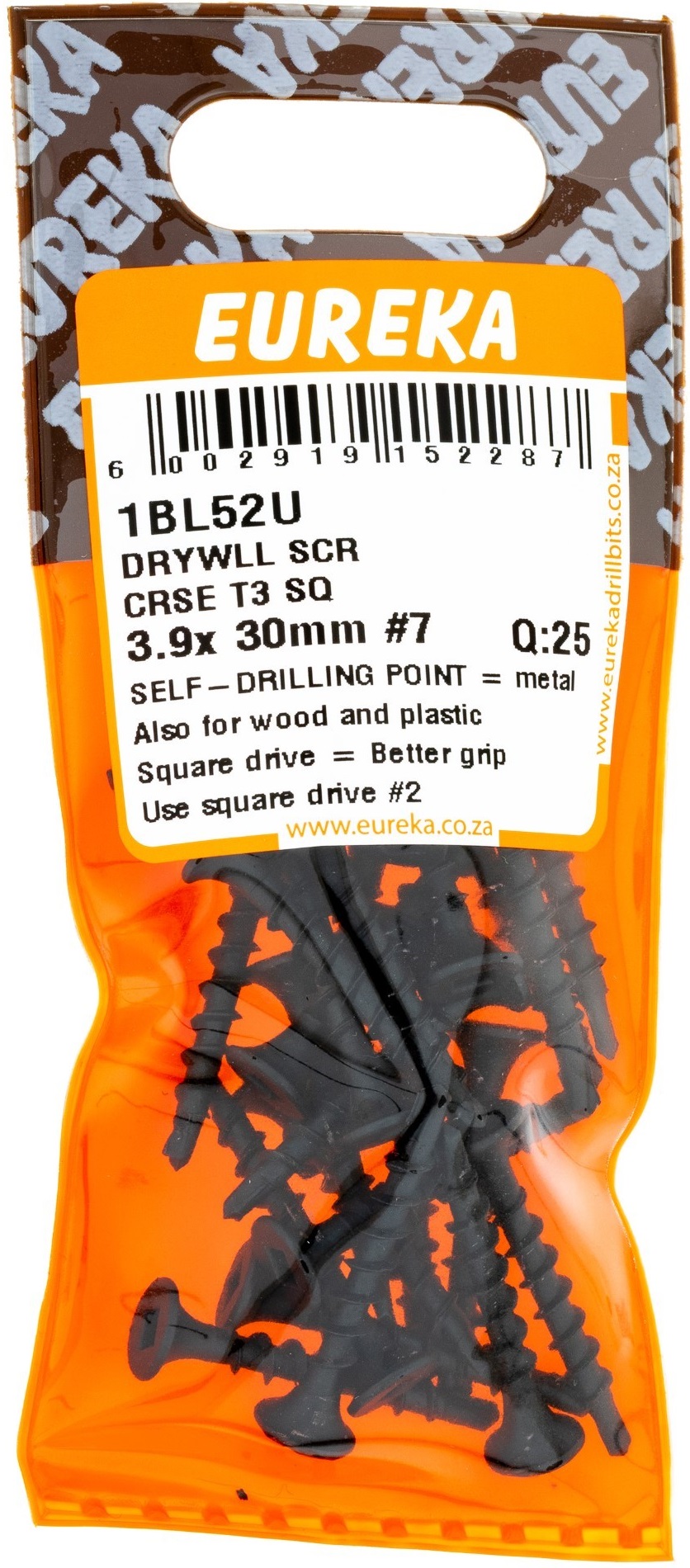 Used to attach drywall and ceiling board to thick metal structure (> 3mm thick steel).