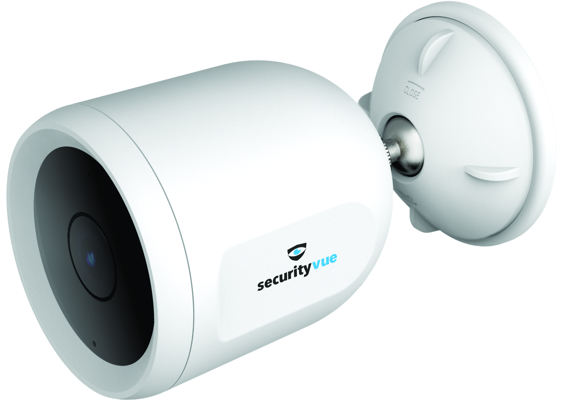 Smart home indoor IP bullet camera. Up to 15m night vision. Wi-Fi app technology, 2-way audio communication. IP44 weather resistant. Do not expose directly to rain.