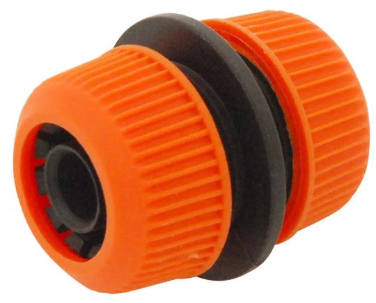 Used for repairing and joining garden hoses