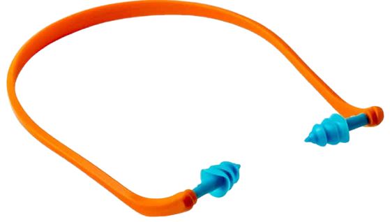 Re-usable ear plugs Soft detachable cord Easy to insert into your ear Hi visibility Blue XTREE TPR Suitable for Machining Grinding Steel cutting Woodwork.
