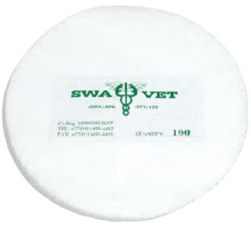 Milk Filter Cotton 191mm Swavet