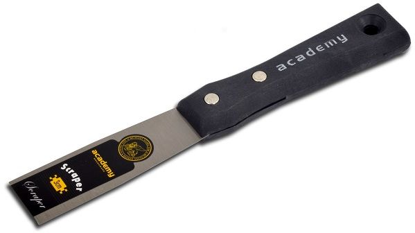 3cm - black painted handle.