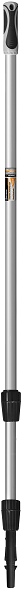 Xtender Euro. 1.2m to 3.6m in length. 3 sections with two twist lock adjustments. Simple and lightweight aluminum with durable plastic twist locking adjustment for easy extension up to 3.6 meters. European style.