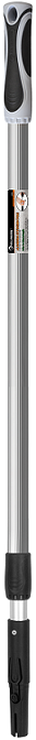 Xtender Euro. 0.7m to 1.2m in length. 2 sections with twist lock adjustment. Simple and lightweight aluminum with durable plastic twist locking adjustment for easy extension up to 1.2 meters. European style.