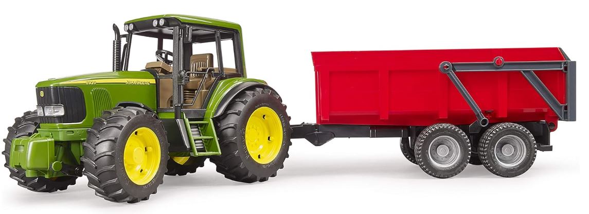 Toy Fun John Deere 6920 With Tipping Trailer