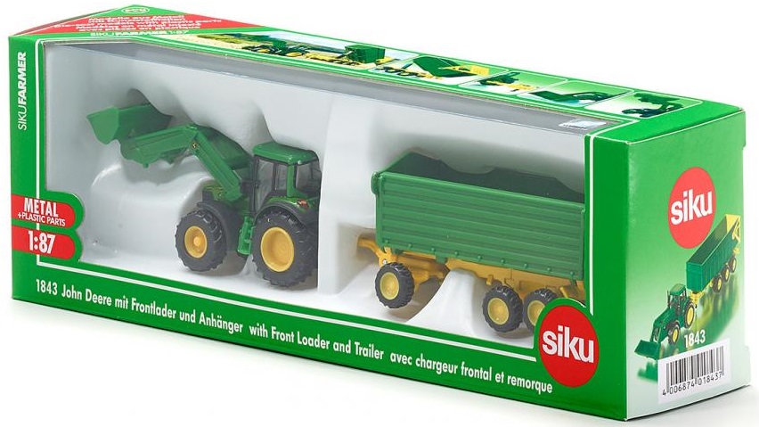 Toy Fun 1/87 John Deere With Front Loader