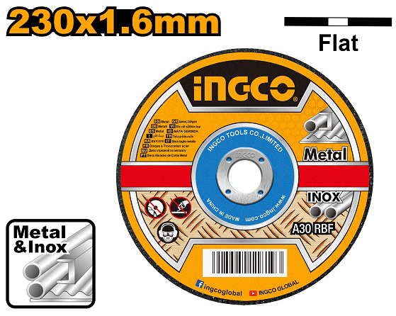 Disc Cut Metal Abrasive 230X1.6X22.2mm
