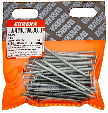 Nail Ring Shank 3.55X65mm Q:200g