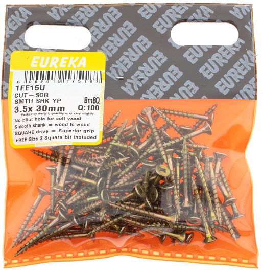 Cut-Scr Smth Shk Yp 3.5X30mm Q:100