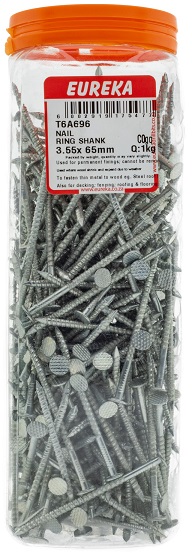 Nail Ring Shank 3.55X65mm Q:1Kg