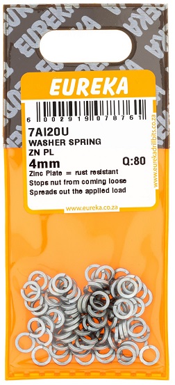 Spring Washer Eureka 7AI20U 4mm QTY80