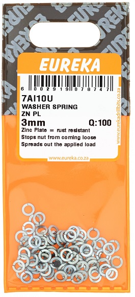 Spring Washer Eureka 7AI10U 3mm QTY1000