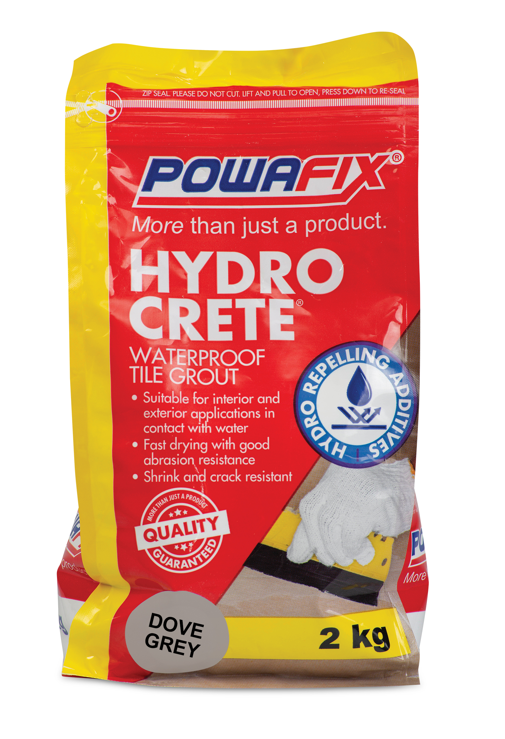 Suitable for interior and exterior applications in contact with water. Fast drying with good abrasion resistance. Shrink and crack resistant.