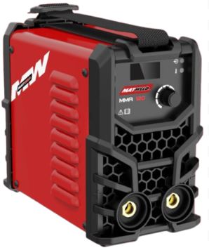The Matweld Inverter Welder 120A MAT9300BF is a compact and portable DC arc welder, perfect for a wide range of welding tasks. This versatile welder features advanced IGBT technology and complies with all current safety regulations, ensuring a long service life. Its lightweight design makes it easy to transport, making it ideal for both professional and DIY welders.