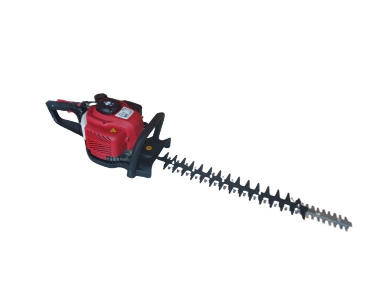 The Husky HT250 Hedge Trimmer is equipped with a powerful 25cc 2-stroke petrol engine and features a 630mm blade, making it an ideal tool for maintaining hedges and shrubbery. This model, identified by Turfmaster p/n HUS-HEDGE-TRIM, combines efficient cutting performance with user-friendly operation. Designed for durability and effectiveness, the HT250 is perfect for both professional landscapers and home gardeners looking to keep their outdoor spaces neat and tidy.