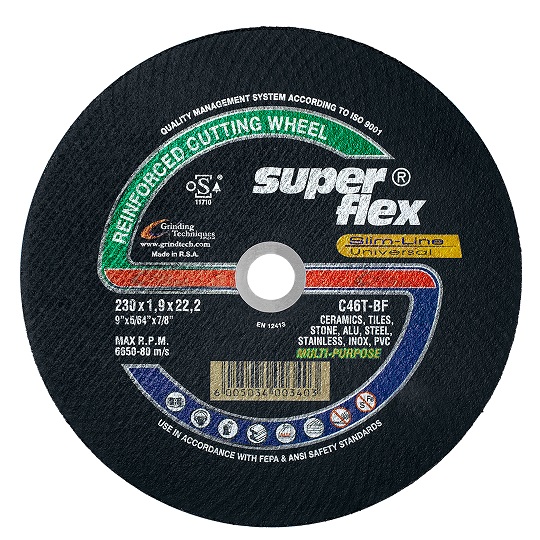 Cutting Disc Multi-Purpose T41 Flat 230x1.9x22.2 C46T BF