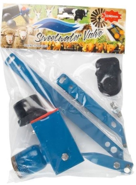 Ball Float Valves Are Used To Automatically Control The Water Levels In Water Troughs; Tanks And Reservoirs. *The Sweetwater Valve Is Made From Mild Steel That Is Electroplated And Powder Coated With The Signature Colour Blue; To Delay Any Rust And Calcification. *Comes With A Reducer 20 25mm. *Approximate Flow 42 Litres Per Min At 1 Bar. *Water Inlet: 20/25mm.