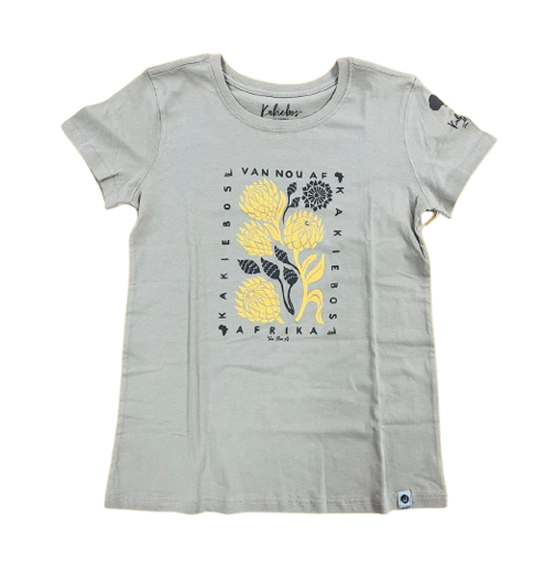 Tee Ladies Classic Fit Vintage Khaki S Kakiebos