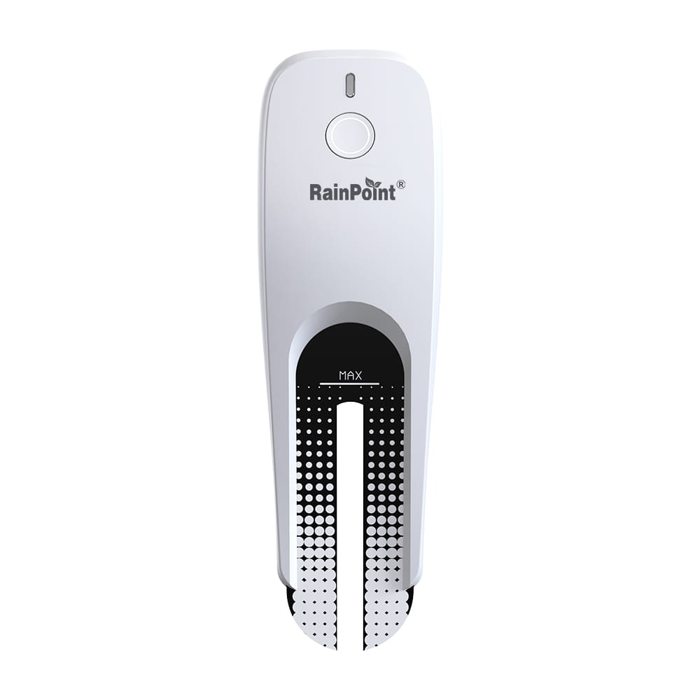 Master your garden with RainPoints 3-in-1 Soil Sensor - the smart way to monitor soil moisture, surface temperature, and light intensity all in one device. Engineered for accuracy and simplicity, it connects effortlessly to the RainPoint App for real-time insights and historical charts. Ideal for greenhouses and home gardens, it helps you understand your soil like never before. With adjustable soil type settings, long-range wireless connection, and durable waterproof design, this is the ultimate tool for efficient, healthy, data-driven gardening.