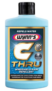 Wynn's C Thru is a truly remarkable innovative rain dispersant product for windscreens and windows. Rain is dispersed so effectively, wipers are not needed even in heavy downpours. Applies easily with a clean cloth and lasts an entire rainy season.