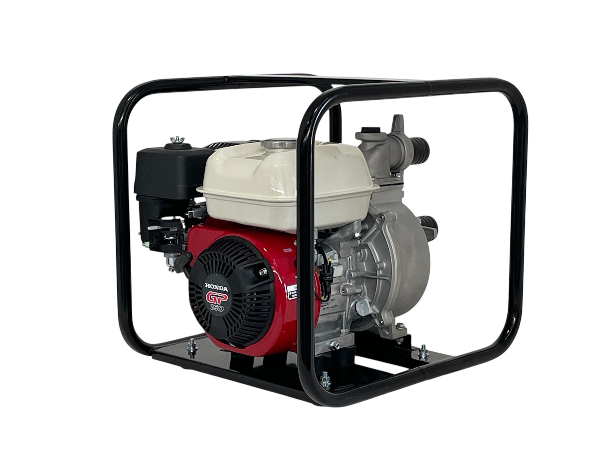 The WPS80 Clear Water Pump is a high-capacity, petrol-powered unit combining the trusted Honda GP160 engine with the durable Energie WP80 pump for heavy-duty water transfer and irrigation. Producing 4.8HP (3.6kW) at 3600 RPM, it delivers an impressive flow rate of 1000 L/min with a 3-inch (80mm) inlet and outlet, a maximum head of 28 metres and a suction lift of 8 metres. Designed for large-scale agricultural irrigation, rapid water transfer, and effective drainage, the WPS80 features an aluminium alloy pump body, cast-iron impeller and carbon-ceramic seal for superior durability. It offers excellent fuel efficiency at 1.4 L/h with a 3.1 L fuel tank and 0.6 L oil capacity, operating quietly at around 80 dB at seven metres. Equipped with a reliable recoil start and a sturdy steel frame, the WPS80 provides powerful, efficient and long-lasting performance for demanding farm, construction and water management applications.