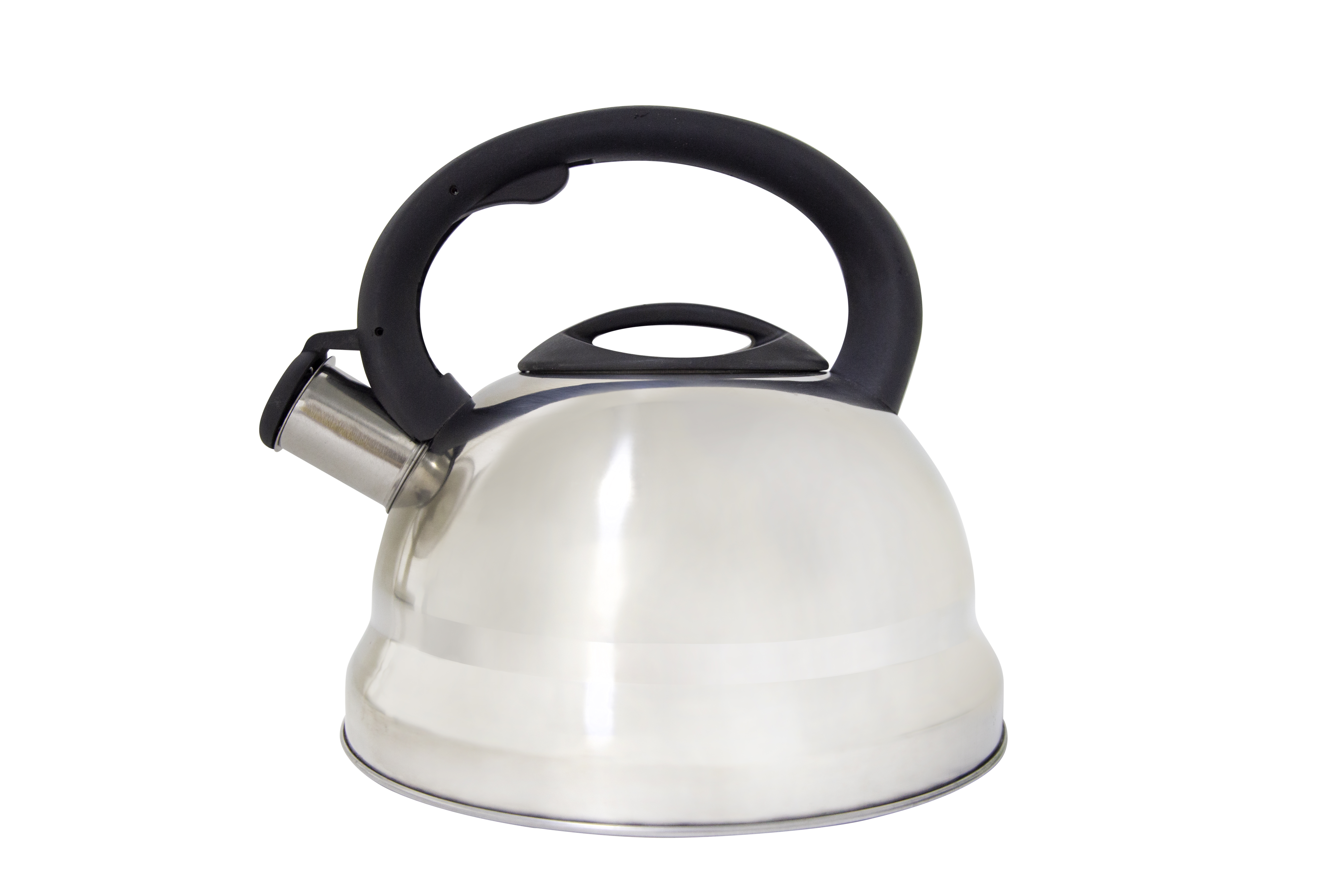 The KAUFMANN Stainless Steel Kettle, with a generous 3L capacity, is a non electric, lightweight essential for camping and outdoor adventures. Its sleek stainless steel body combines style and durability, making it perfect for use in any outdoor setting. Designed with a Bakelite handle, this kettle offers a comfortable grip that remains cool to the touch, ensuring safe handling even when the kettle is hot. A convenient whistling alarm alerts you when the water reaches a boil, enhancing your cooking experience by preventing overboiling. The kettle features an easy thumb press spring loaded flip spout, allowing for precise pouring without spills. Whether you're preparing hot beverages or boiling water for cooking, this kettle is versatile enough to use on any heat source, including campfires, stoves, and portable burners.