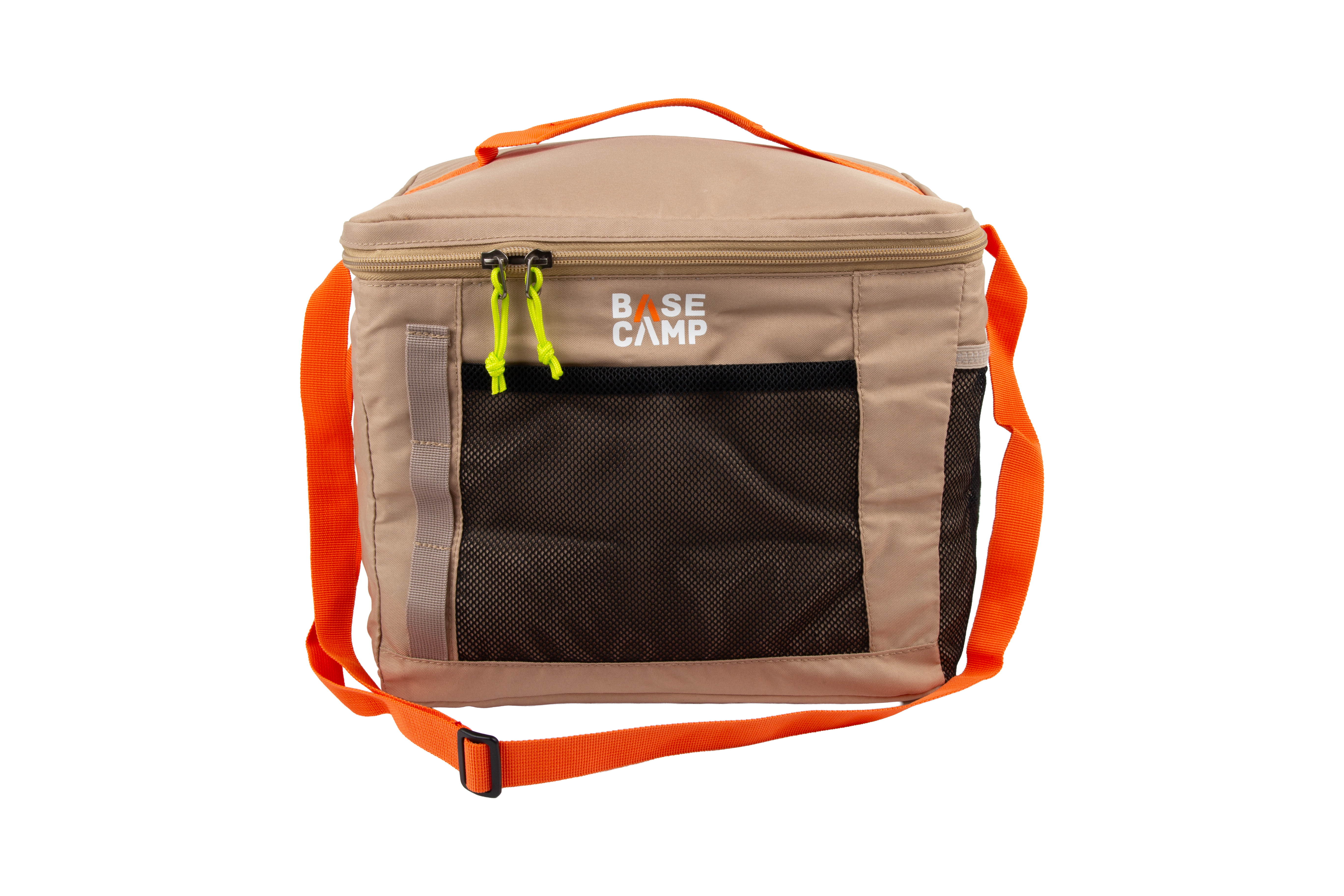 Elevate your outdoor gatherings with the Basecamp Cooler Bag, expertly designed to accommodate up to 24 cans of your favourite beverages. Crafted from durable khaki material, this cooler bag ensures reliability and longevity, making it the ideal companion for all your adventures. Whether your hosting a backyard barbecue, heading to the beach with friends, or embarking on a camping trip, the Basecamp Cooler Bag keeps your drinks cold and refreshing throughout the day. Features: Generous capacity holds up to 24 cans. Robust khaki material for durability and longevity. **Perfect for outdoor gatherings, picnics, camping trips, and more. Insulated design maintains beverage temperature for extended periods, Zippered closure ensures secure storage, Convenient carry handle for easy transportation. Versatile and stylish design complements any outdoor setting. Fits effortlessly into car trunks, SUVs, or picnic baskets.