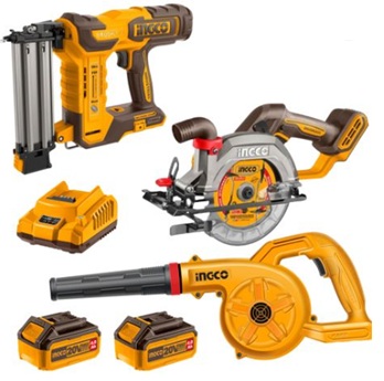 Get versatile power and precision with this Cordless Combo Kit, featuring three essential tools with brushless motors for extended life and performance. Perfect for construction, renovation, and DIY projects.