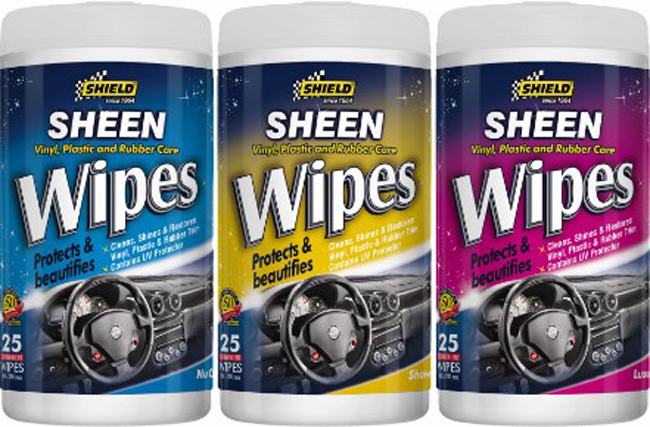 These convenient wipes are designed to clean and shine vinyl, plastic, and rubber surfaces while providing superior UV protection. The handy pop-up dispenser seals the wipes to prevent them from drying out, ensuring long-lasting freshness. Each pack contains 25 wipes and is available in three fragrances: Luxury, Showroom, and Nu-Car.