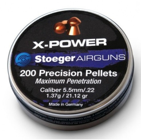 This heavy, exceptionally accurate pellet is designed for long-range performance and features a special copper coating that eliminates lead fouling and improves barrel drive. The coating is 20% harder than comparable lead pellets, ensuring no contact with lead while maintaining a first-class aerodynamic design for high impact and deep penetration. With low deformation and tight shot groups, these pellets deliver reliable precision and consistent performance.
