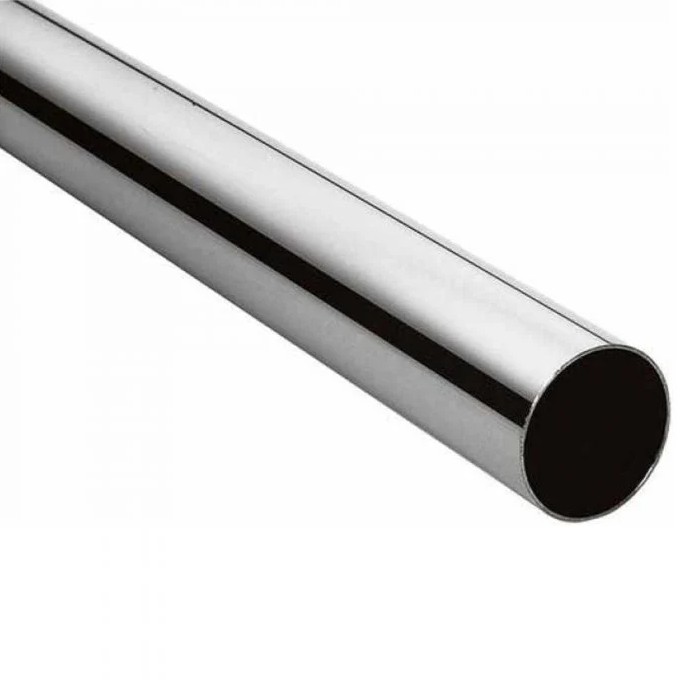 The Mackie chrome-plated tubing is a durable steel tube measuring 30,000 mm in length and 19 mm in diameter, featuring a polished chrome finish for enhanced appearance and corrosion resistance. It is designed for use in a variety of applications where strength and a clean, attractive finish are required.
